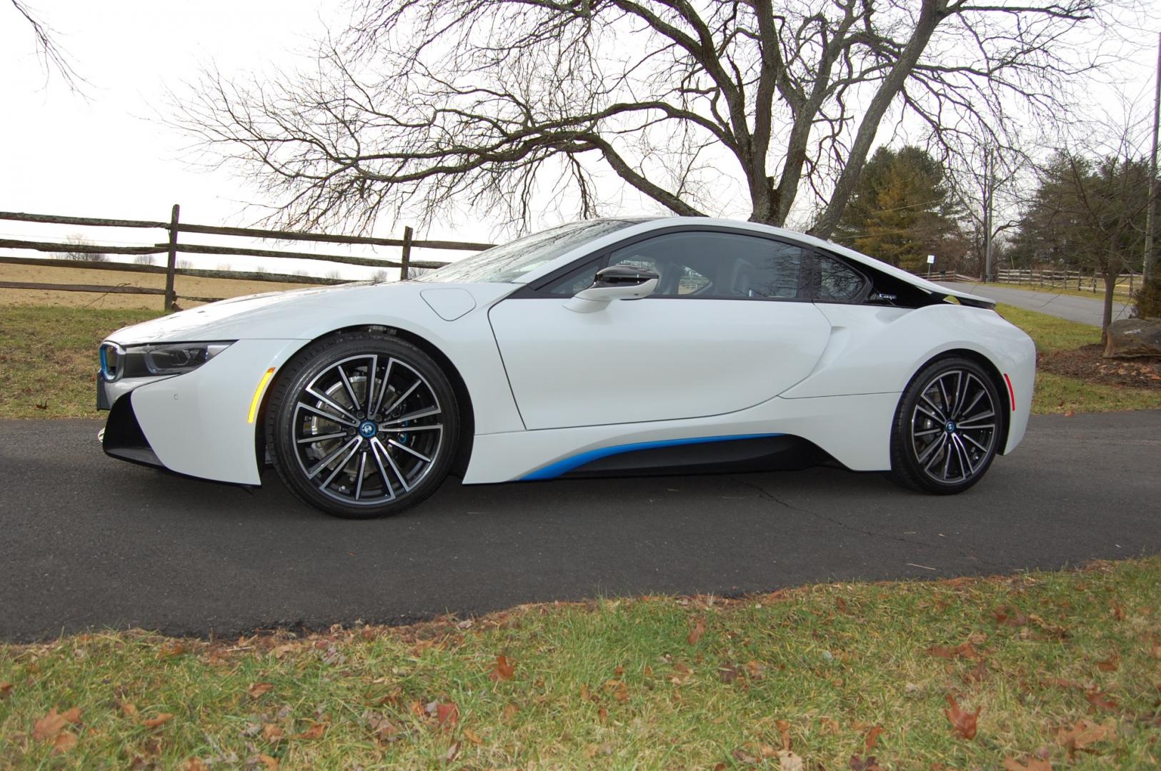 2019 White /Brown Leather BMW i8 (WBY2Z4C50KV) with an 3 cylinder Turbo/ Electric drive engine, Automatic transmission, located at 6528 Lower York Road, New Hope, PA, 18938, (215) 862-9555, 40.358707, -74.977882 - Here we have a beautiful looking and driving 2019 BMW i8 with 7,497 miles. This BMW has a 3 cylinder turbo gas engine with electric motors putting power to all four wheels via an automatic transmission. The interior offers brown leather, keyless entry, cruise control, tilt steering wheel, power wind - Photo#43